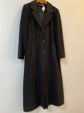 Jones New York Size 10 Black wool Long Coat