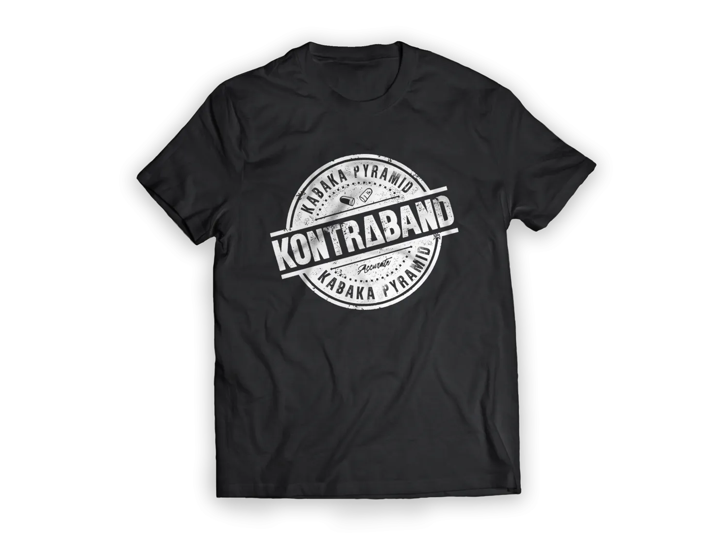 Kabaka Pyramid Kontraband Stamp Black Tee