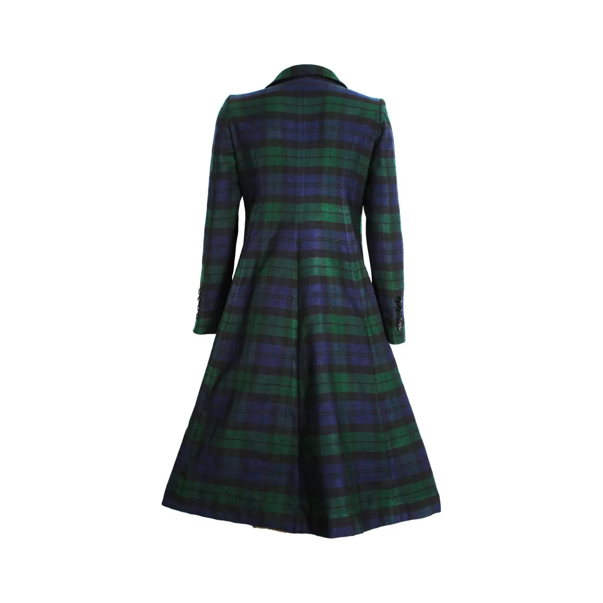 Kate Coat tartan wool cloth