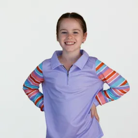 Kids Sun Shirt - Rainbow Ripple