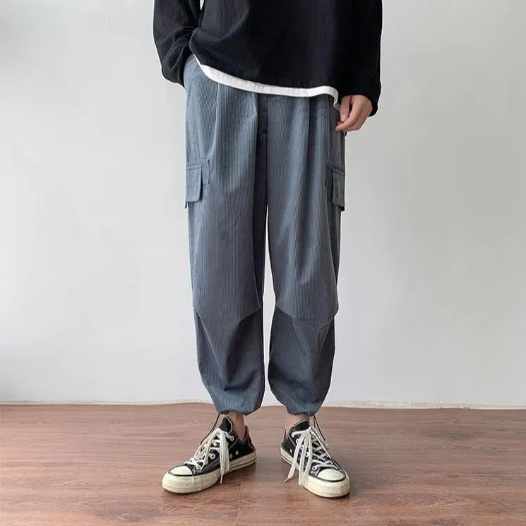 [Korean Style] Corduroy Cotton Casual Pants