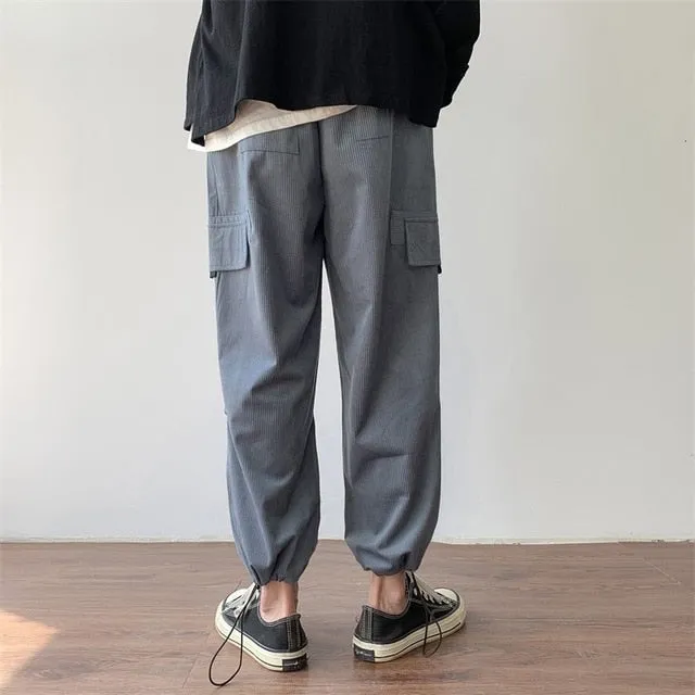 [Korean Style] Corduroy Cotton Casual Pants