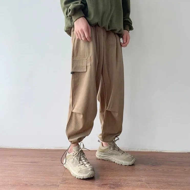 [Korean Style] Corduroy Cotton Casual Pants