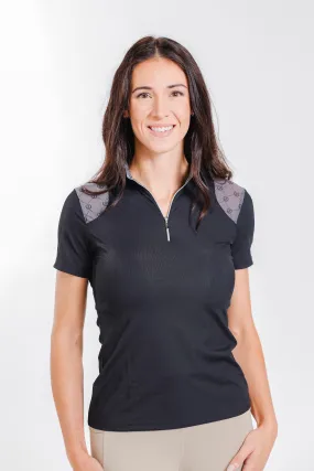 Ladies' 1/4 Zip Polo