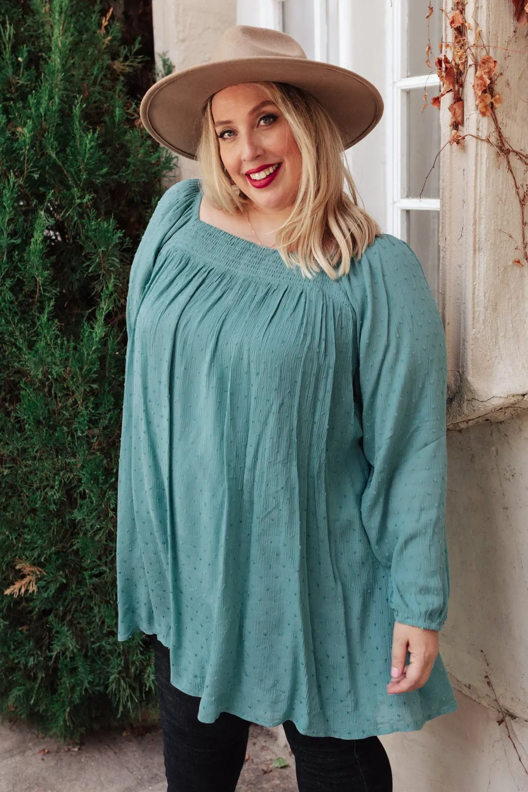 Lake House Swiss Dot Tunic