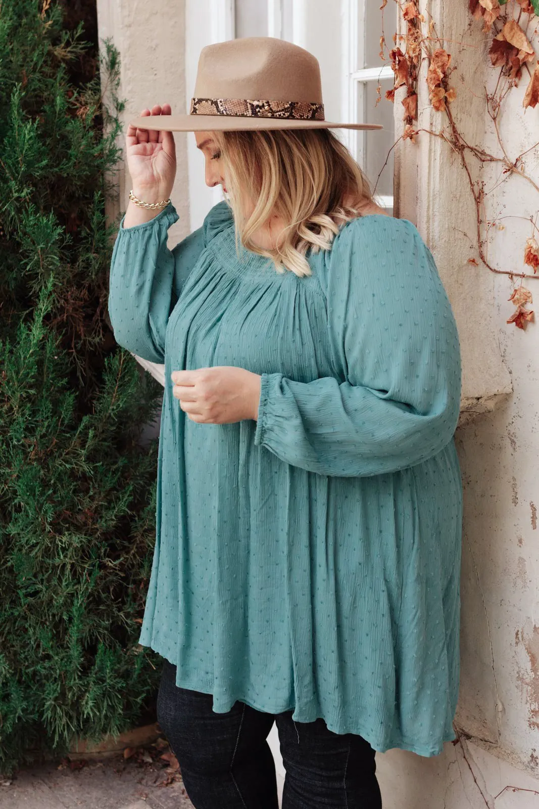 Lake House Swiss Dot Tunic