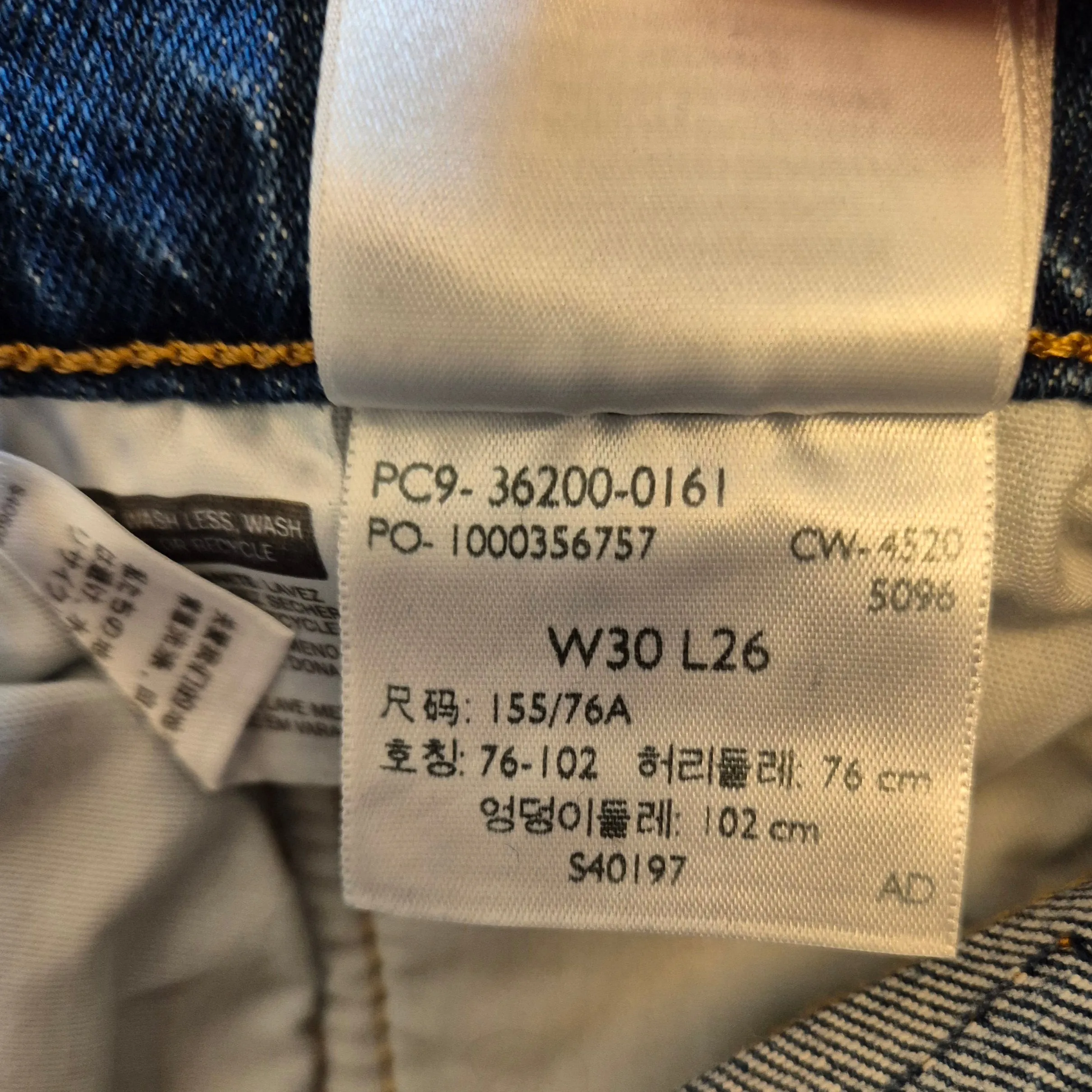 Levi's 501 | Jeans con orlo a taglio vivo