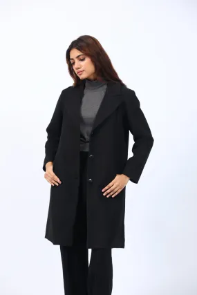 LONG COAT WITH SUSPENDED PANELS