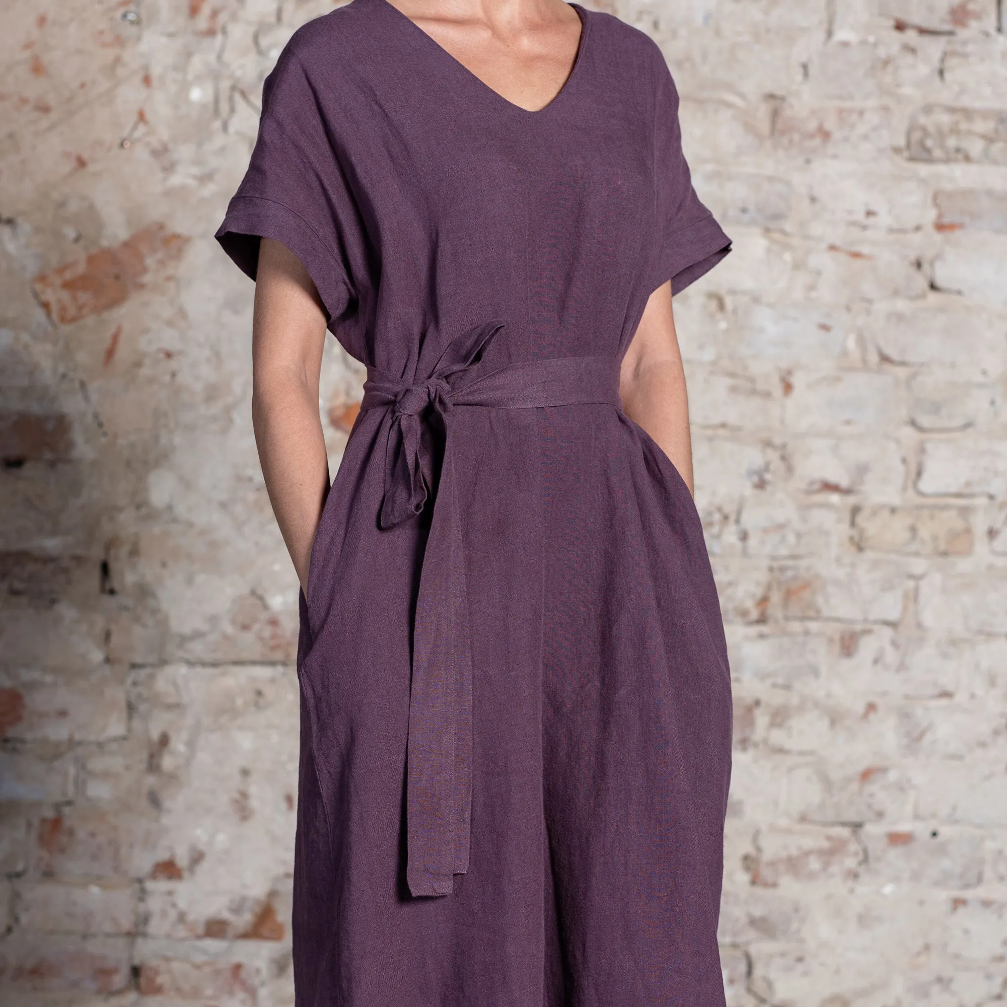 Loose Dress Joelle Shadow Purple