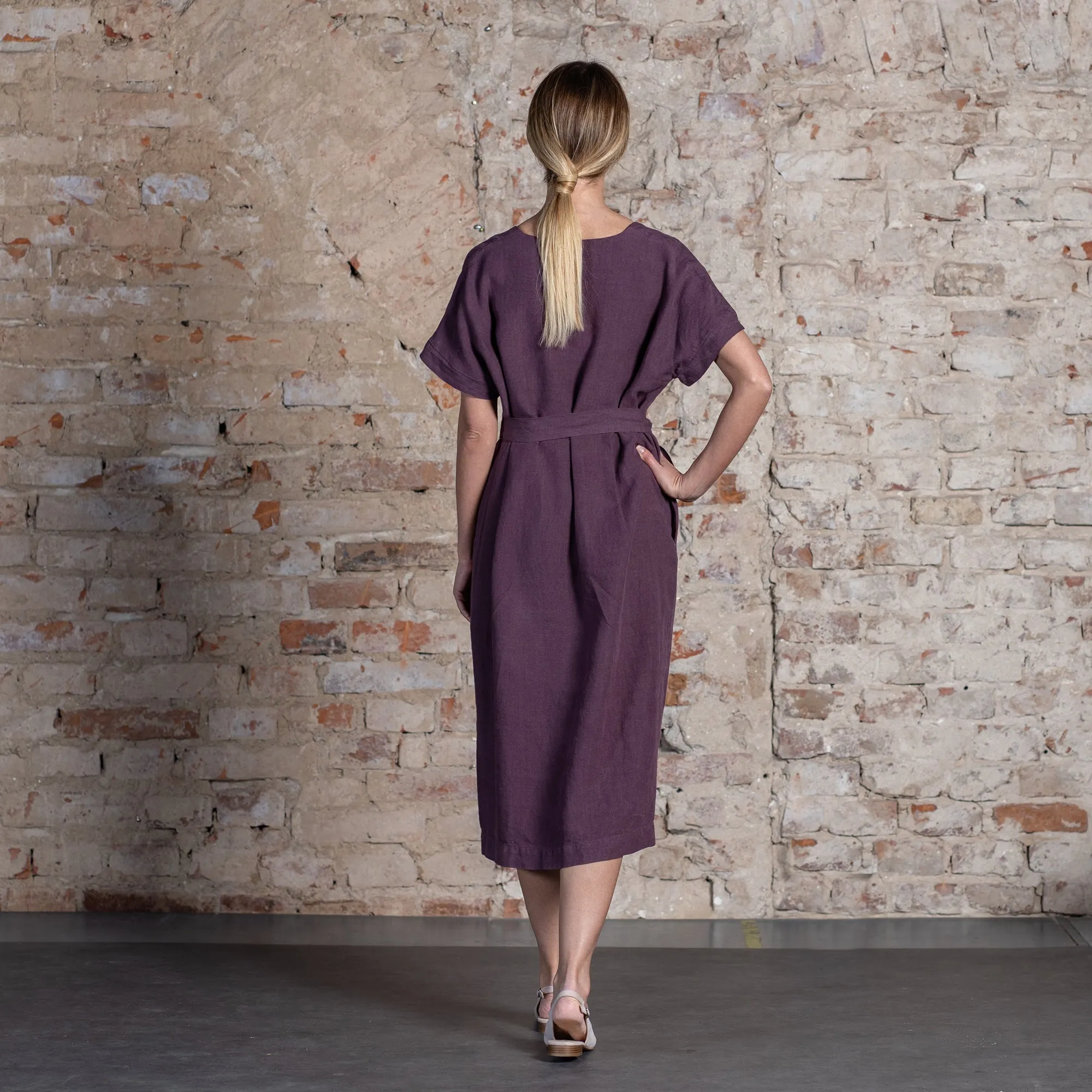 Loose Dress Joelle Shadow Purple