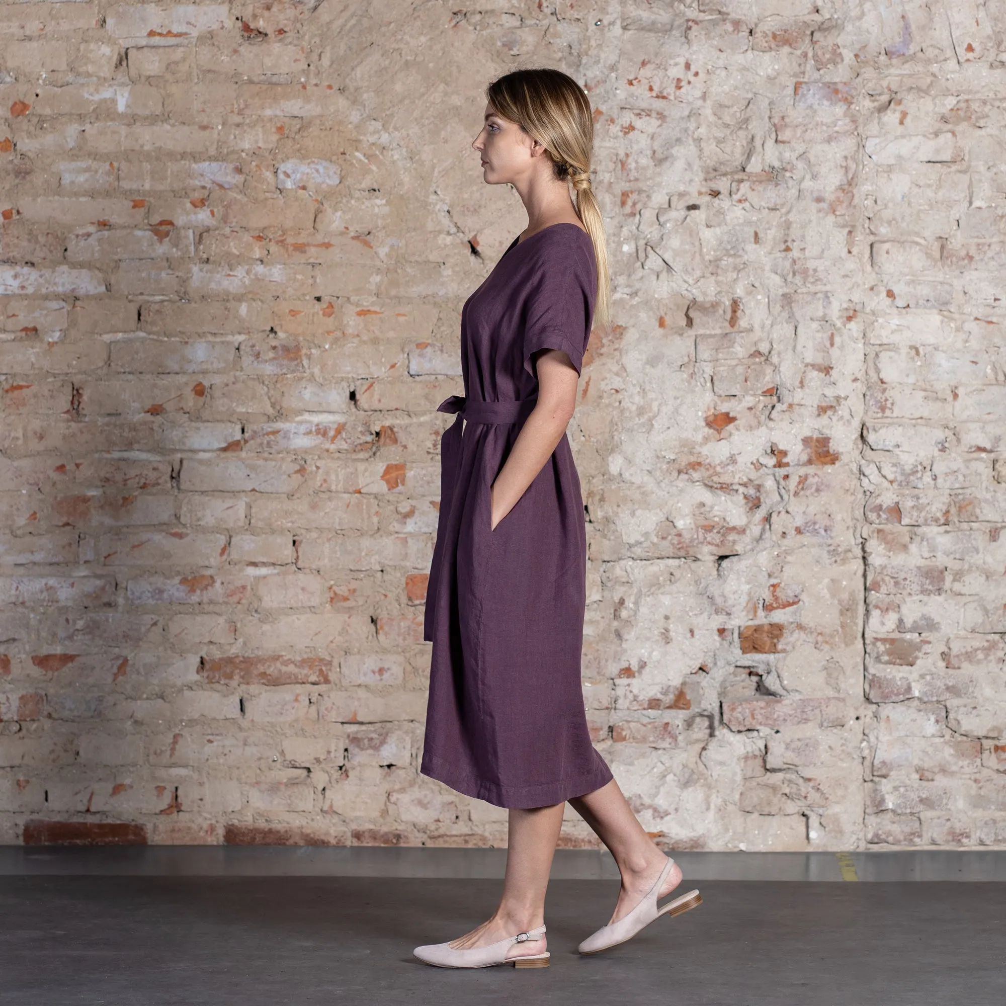 Loose Dress Joelle Shadow Purple