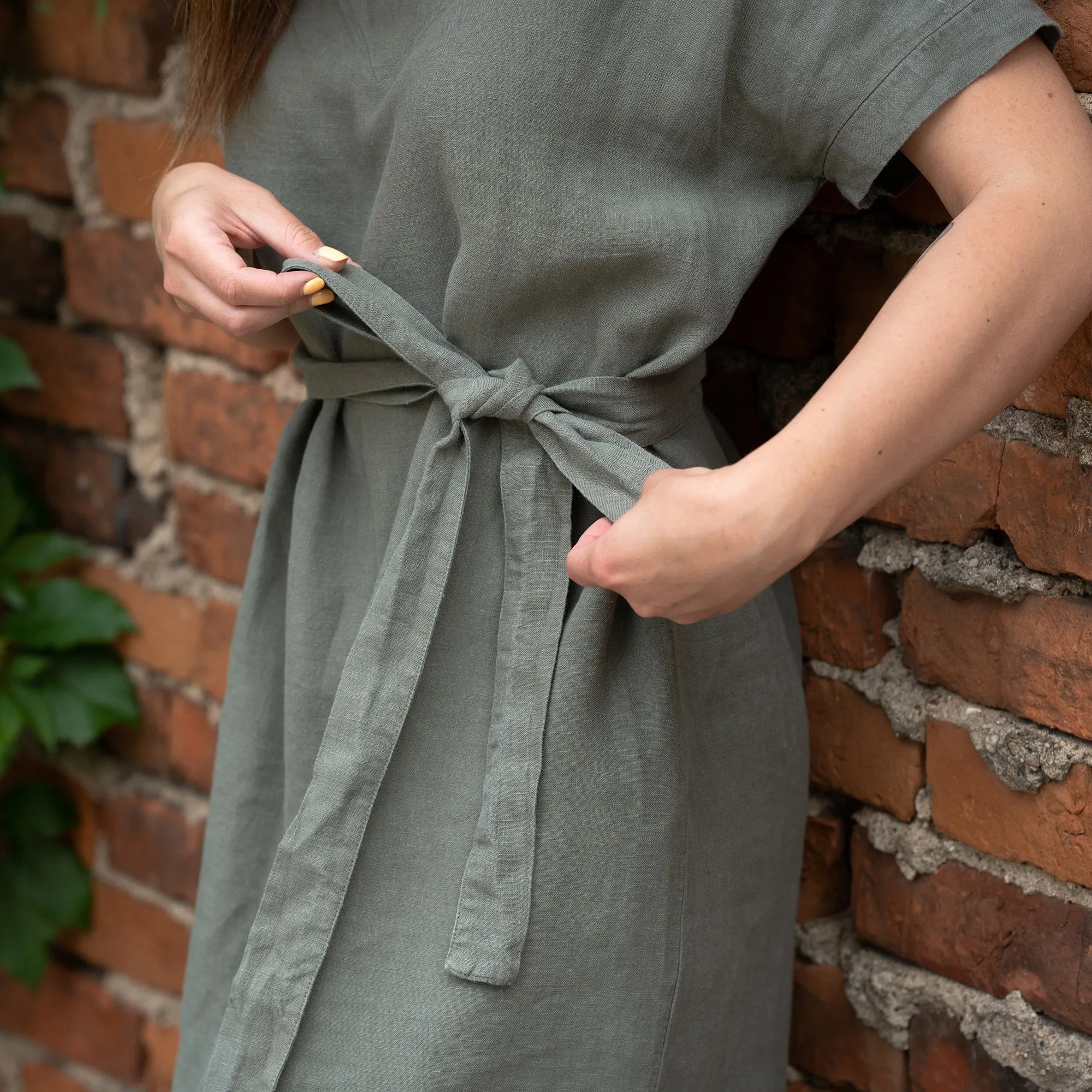 Loose Dress Joelle Stone Green