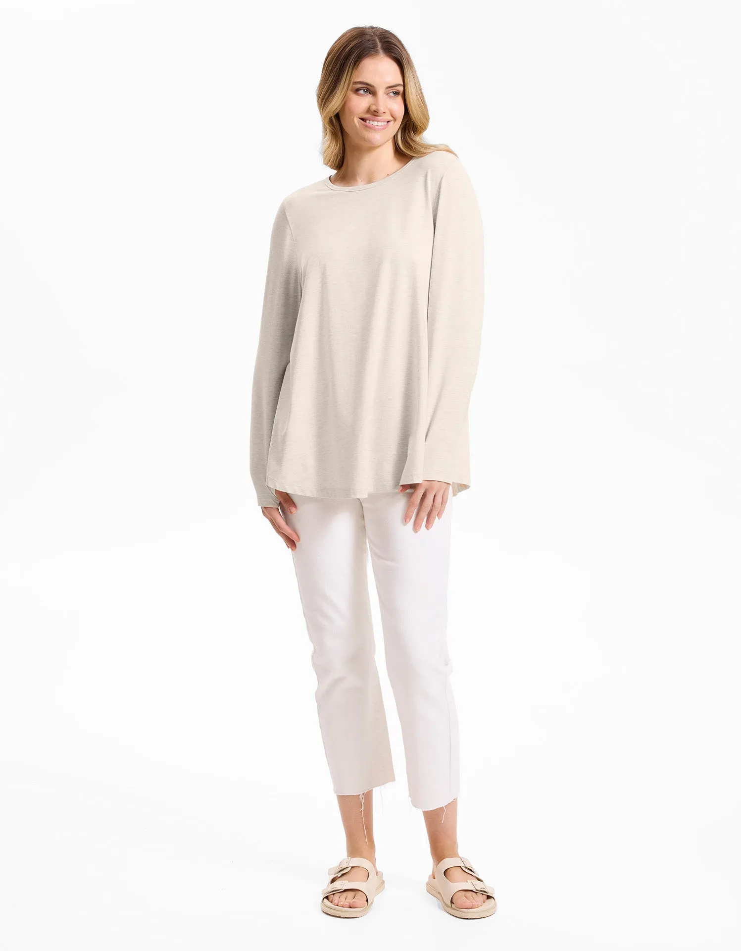 Luxe Long Sleeve Loose Fit Tunic UPF 50  Sensitive Collection