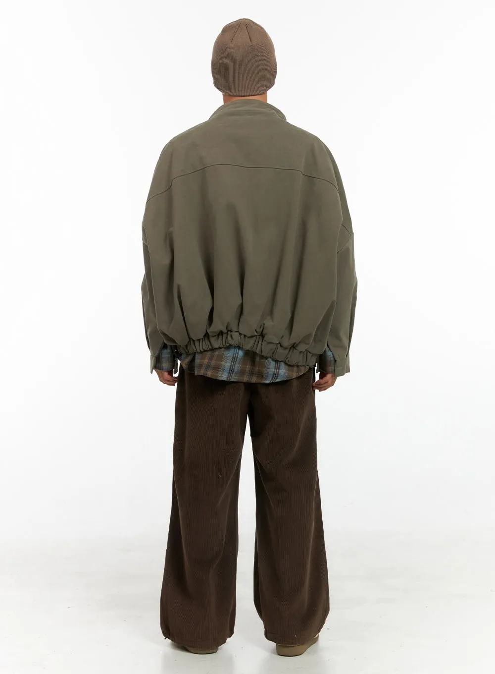 Men's Cotton Buttoned Cargo Jacket IS419