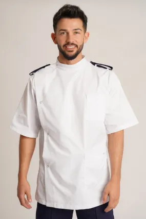 Men's Dental Tunic With Epaulette Loops