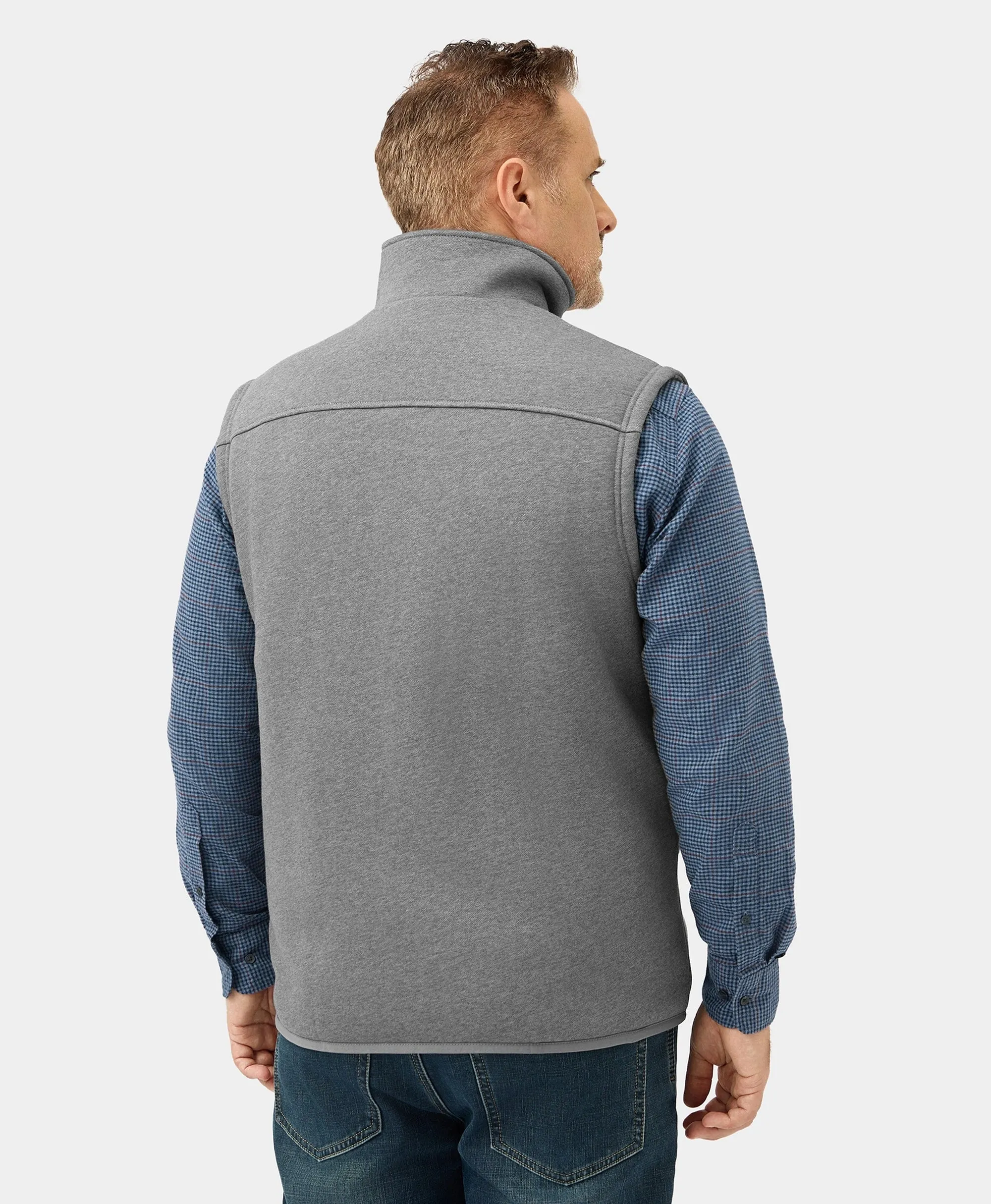 Men's Heated Fleece Vest - New Colours