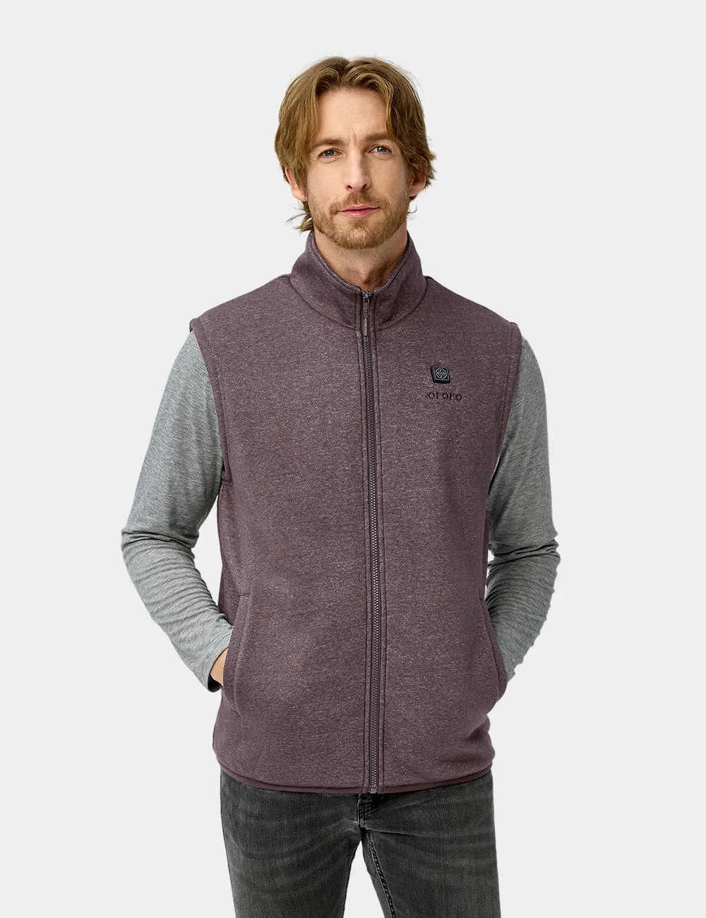 Men's Heated Fleece Vest - New Colours