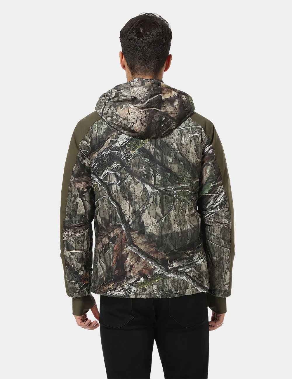 Men's Heated Hunting Jacket - Camouflage, Mossy Oak® Country DNA