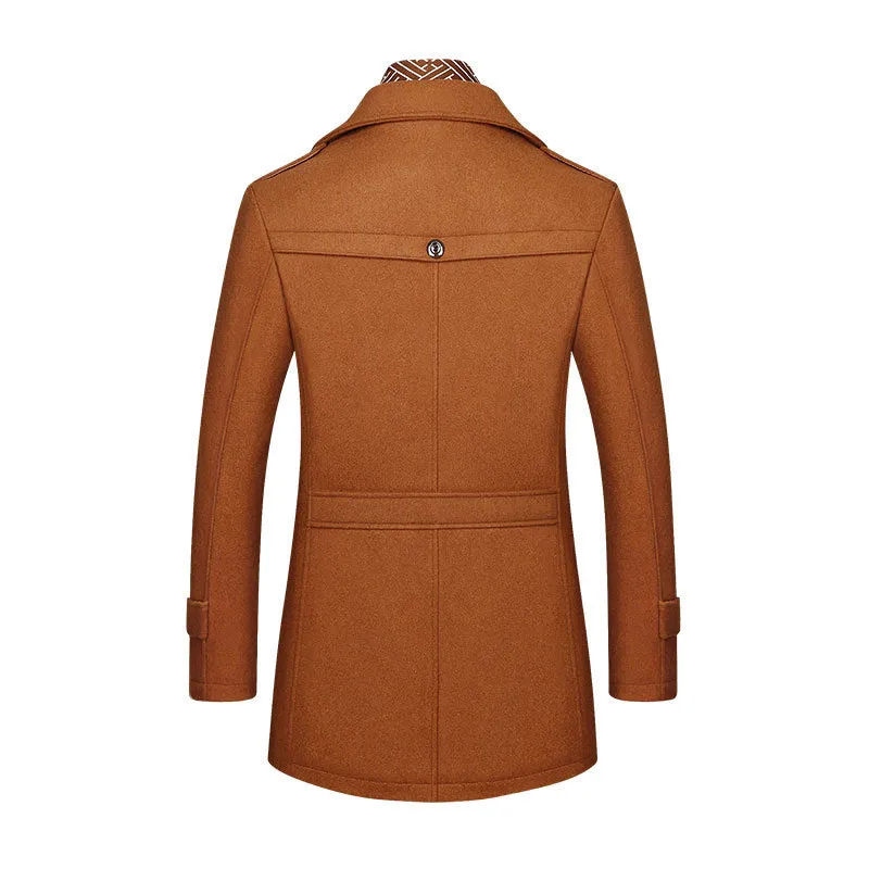 Men's Non-iron Wool Coat