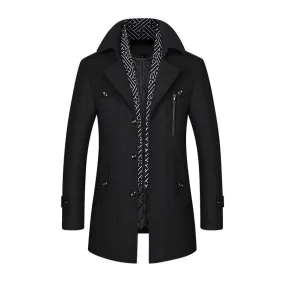 Men's Non-iron Wool Coat