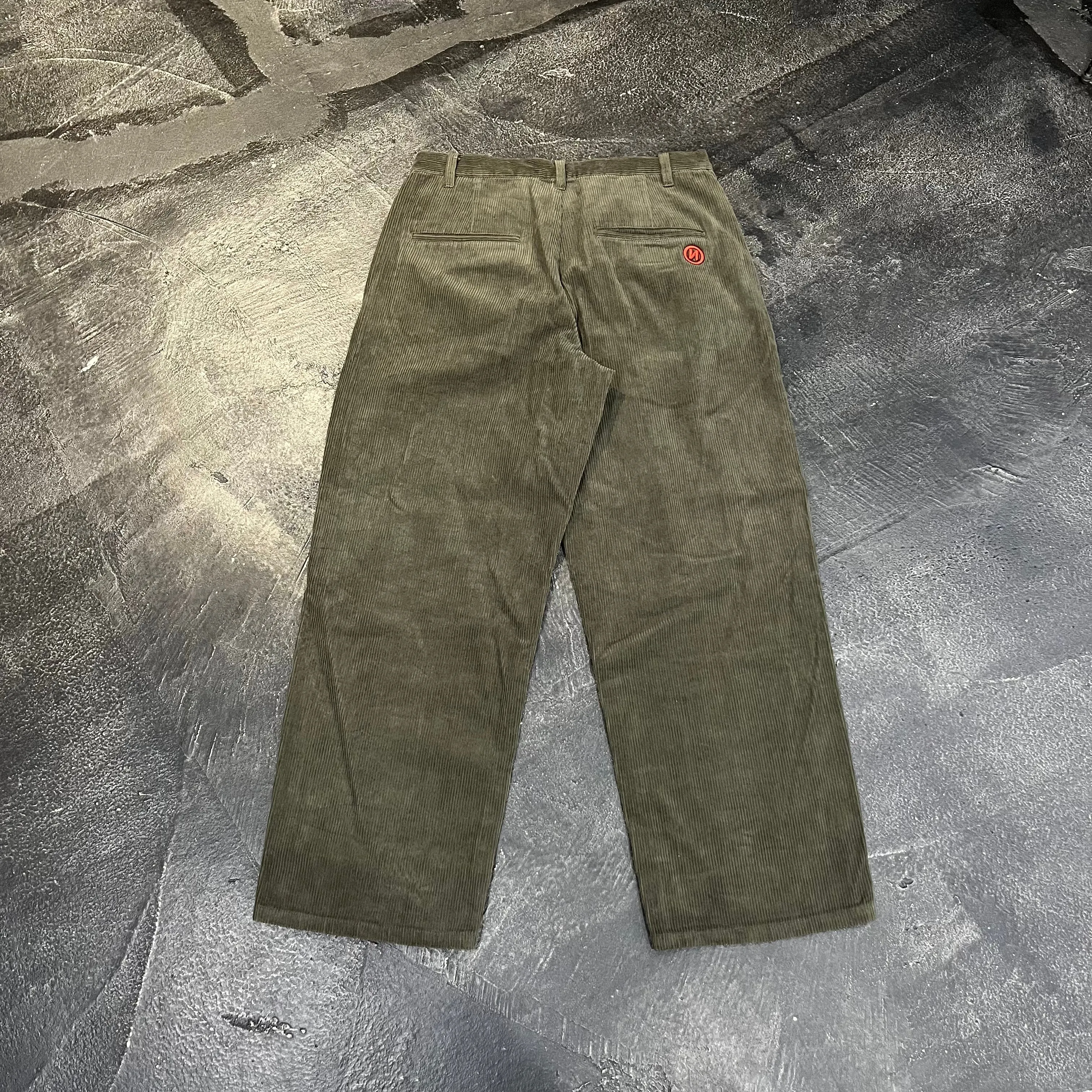 N Logo Corduroy Tapered Pants