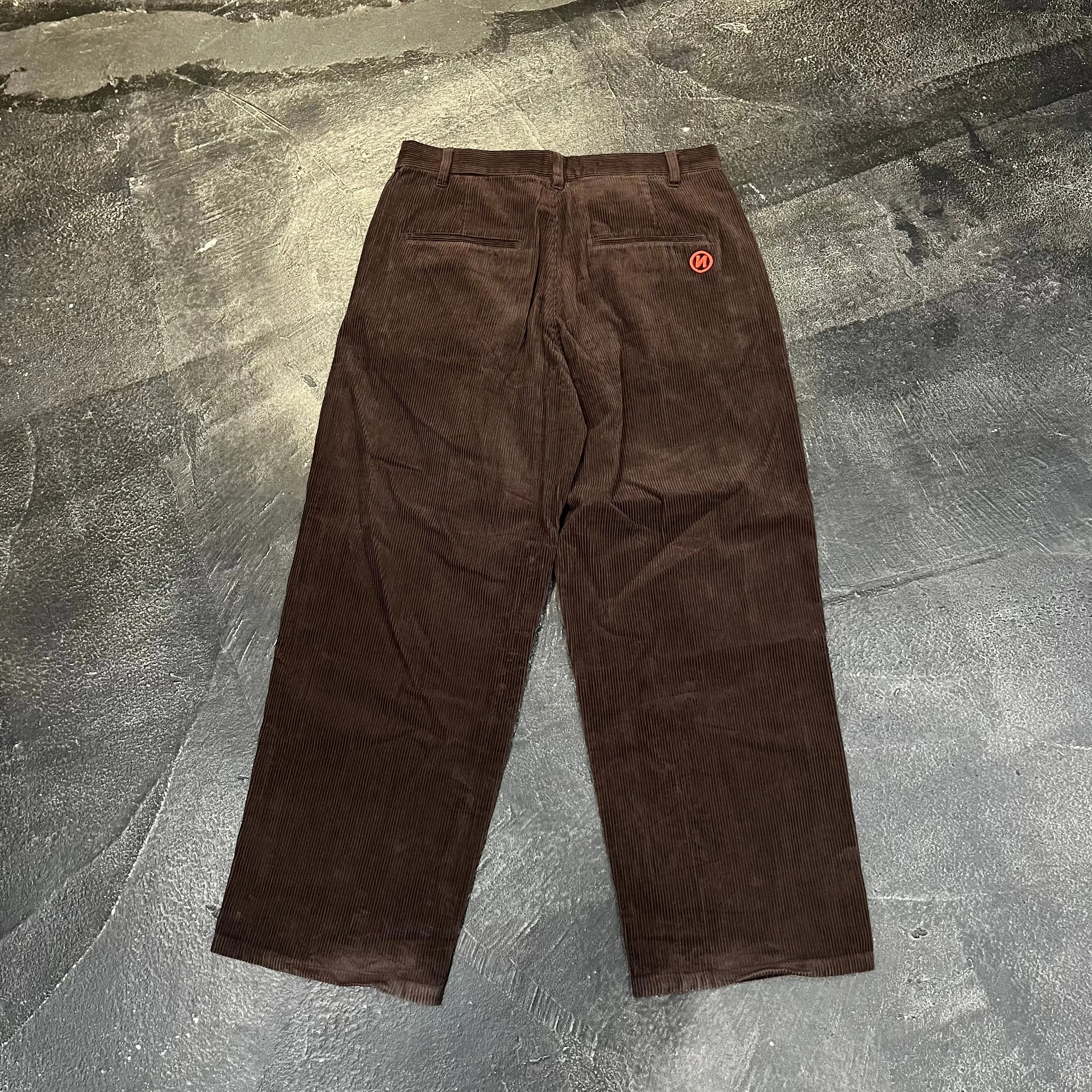 N Logo Corduroy Tapered Pants