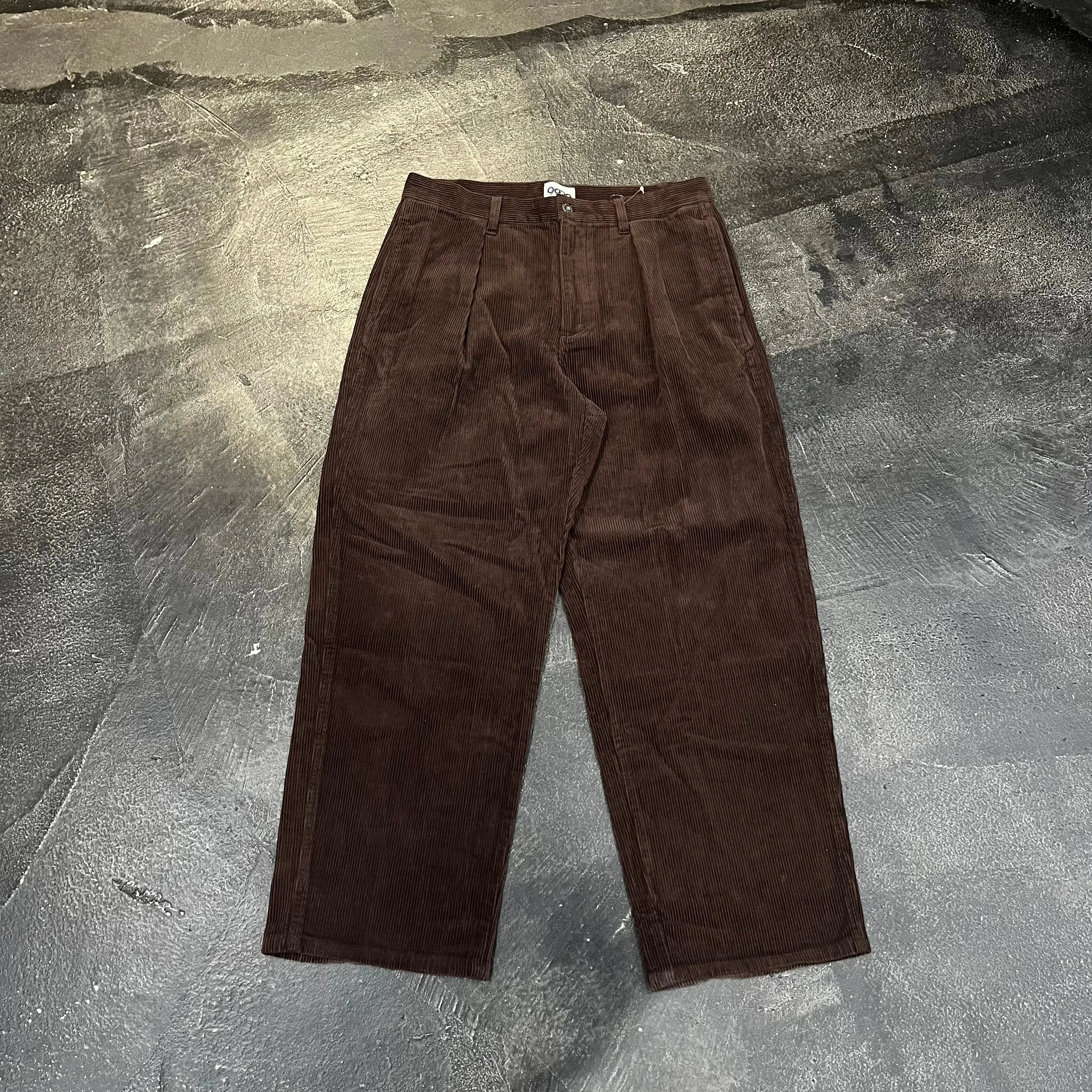 N Logo Corduroy Tapered Pants