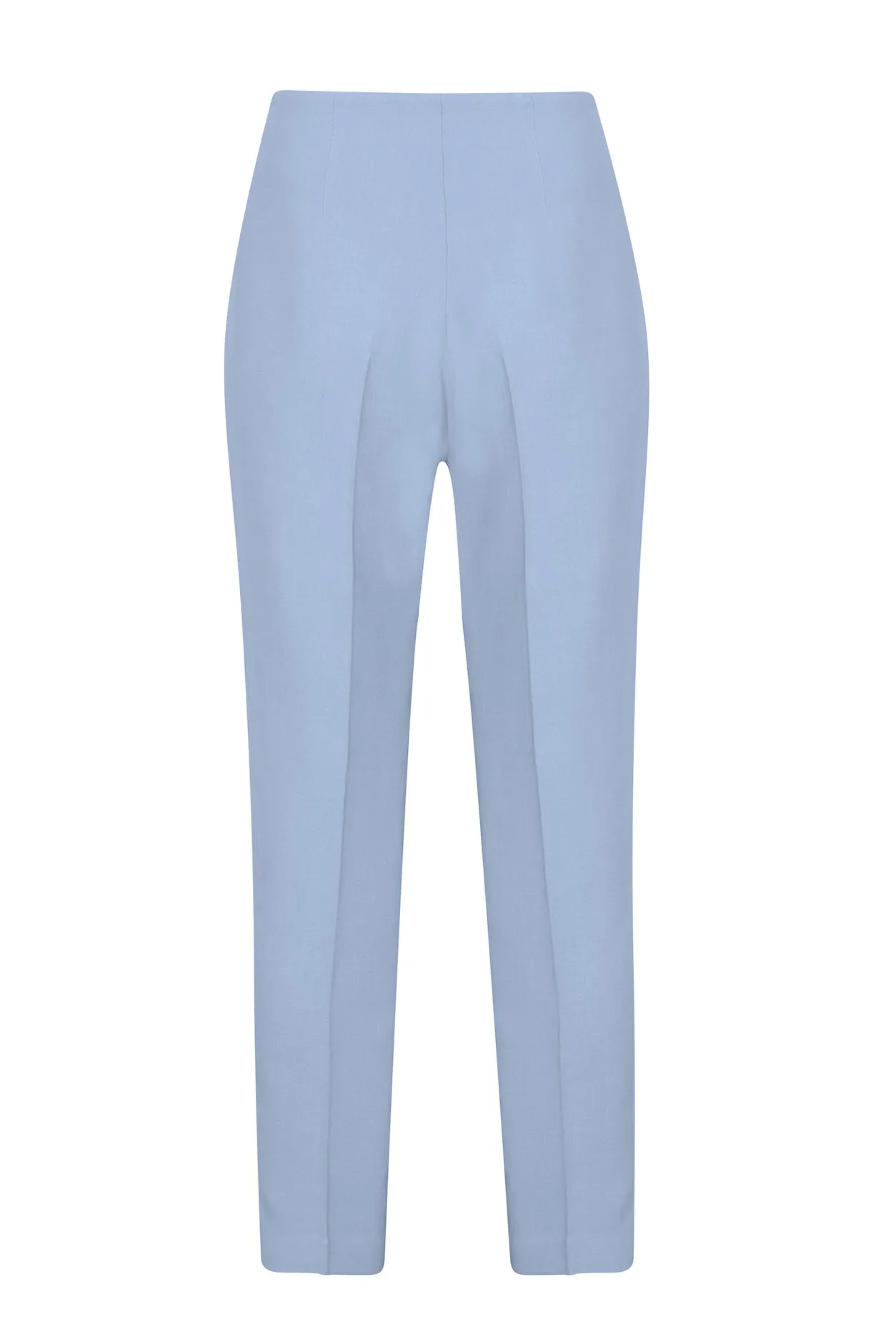 Narrow-Leg Trousers in Plain Sky Faille - Phoebe