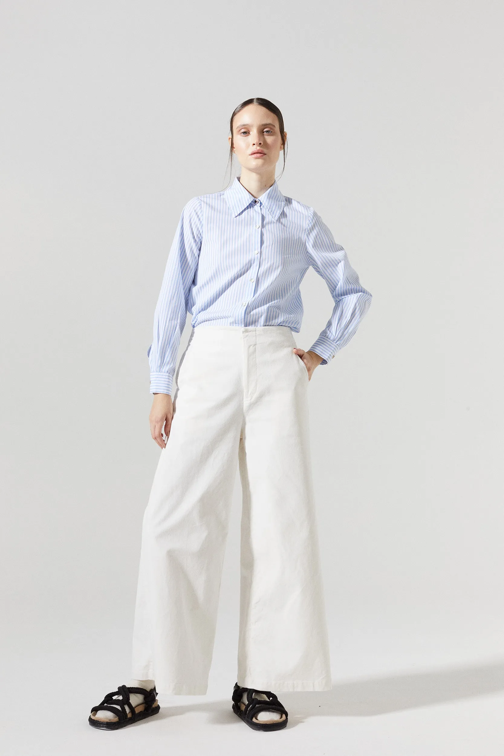 New Luna Corduroy Pants - Off-White