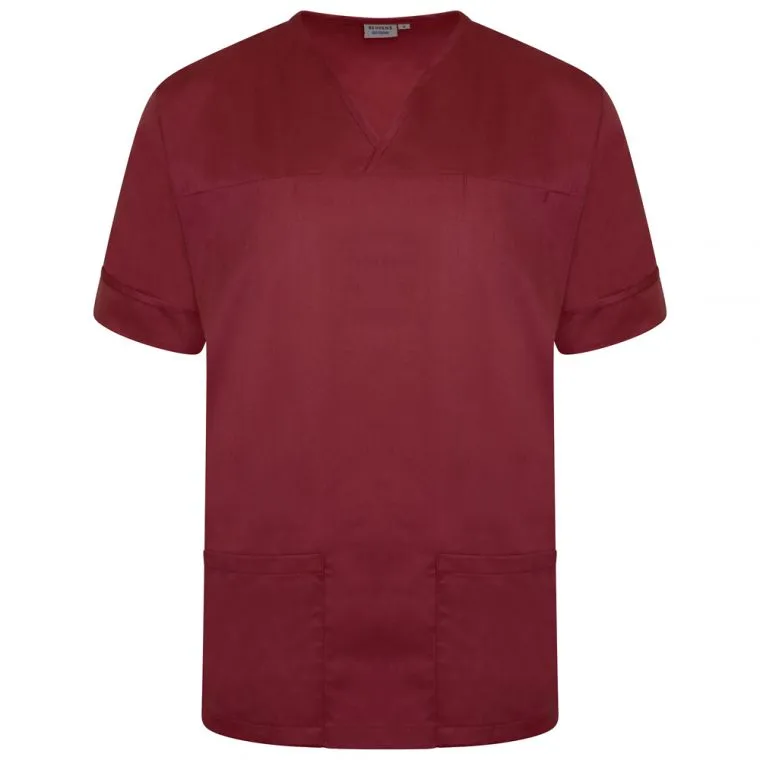 NSTP BEHRENS - Unisex Plain Smart Scrub Tunic Top