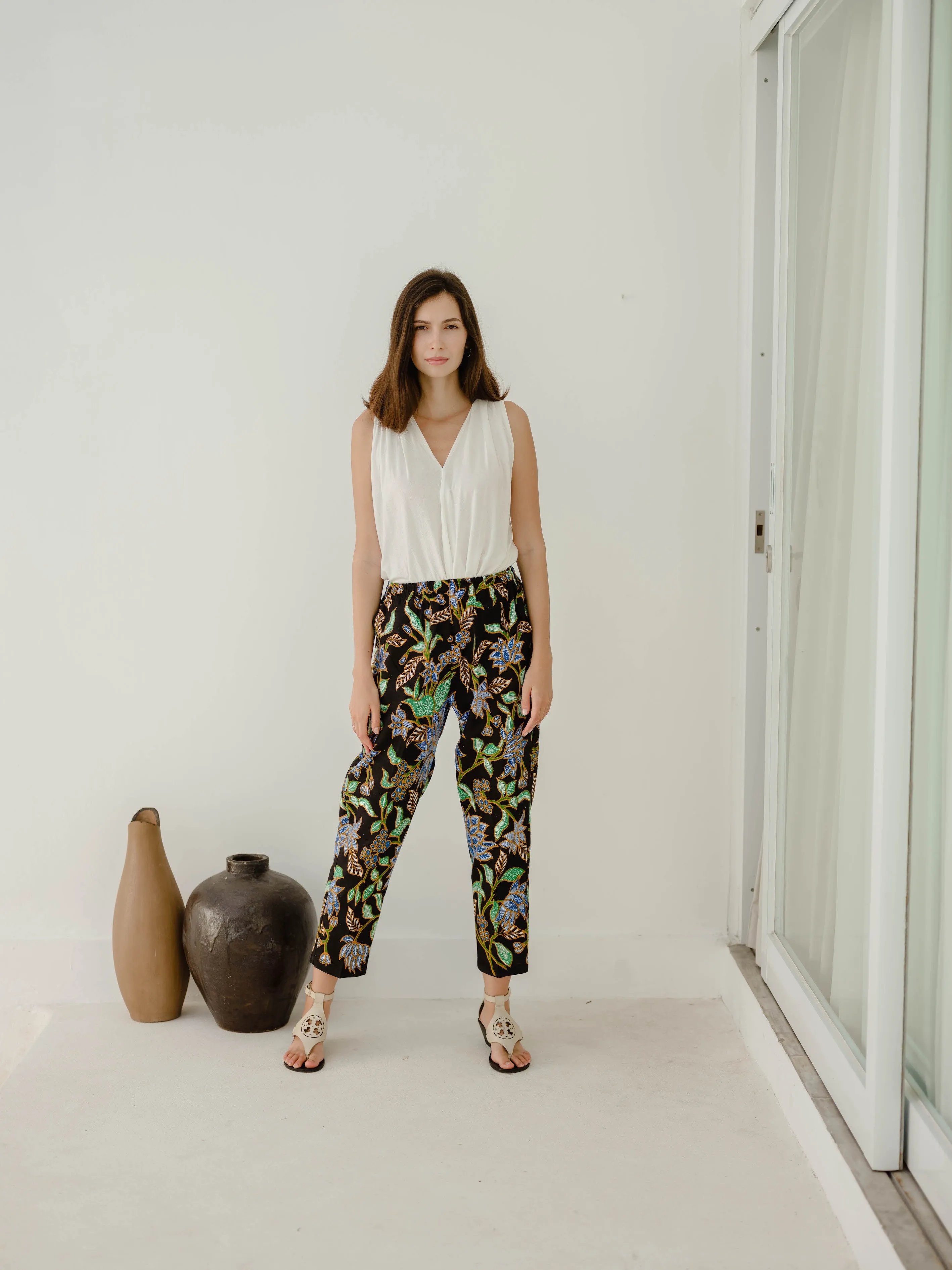 Nusa Long Tapered Batik Pants