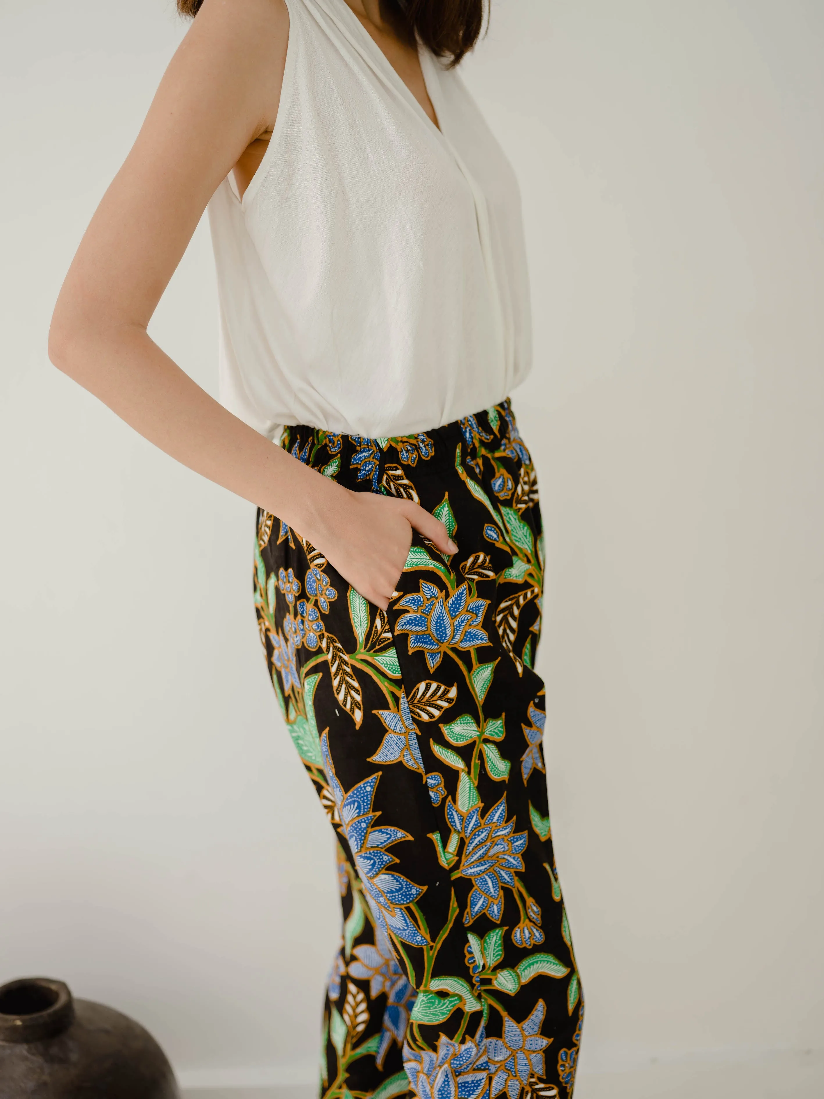 Nusa Long Tapered Batik Pants