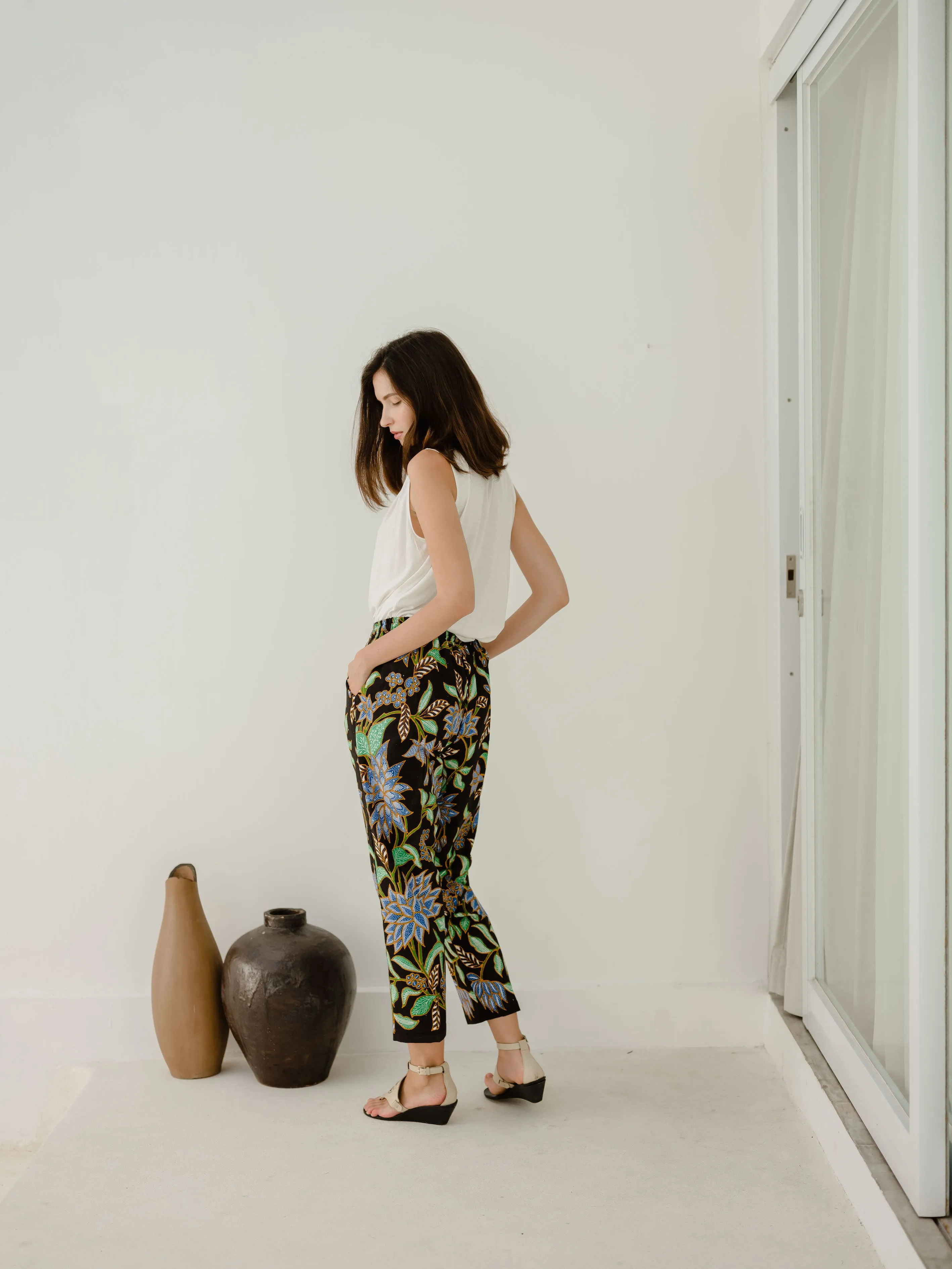 Nusa Long Tapered Batik Pants