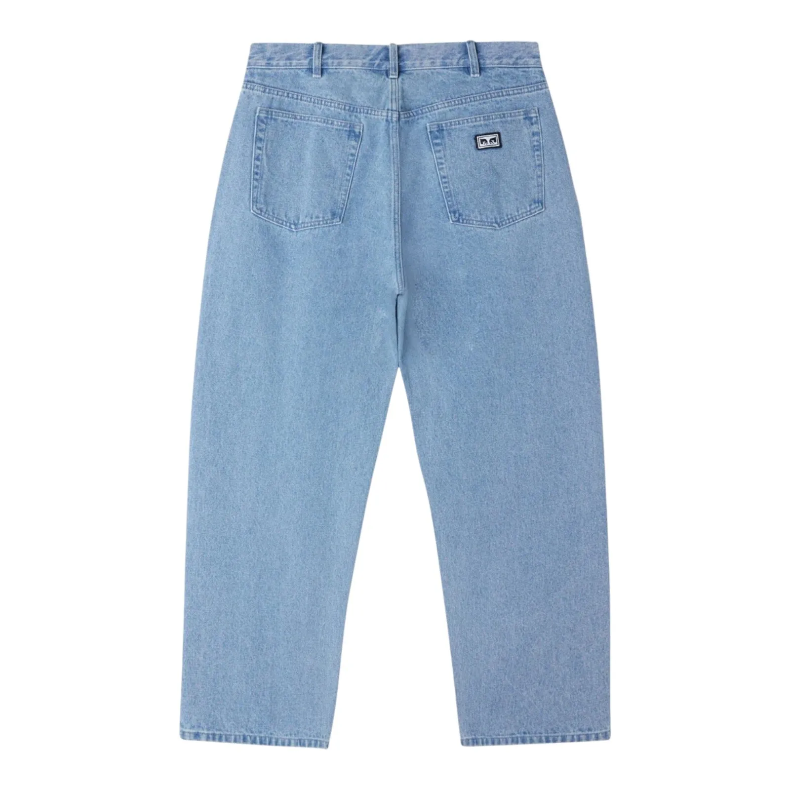 OBEY BIGWIG BAGGY DENIM LIGHT INDIGO