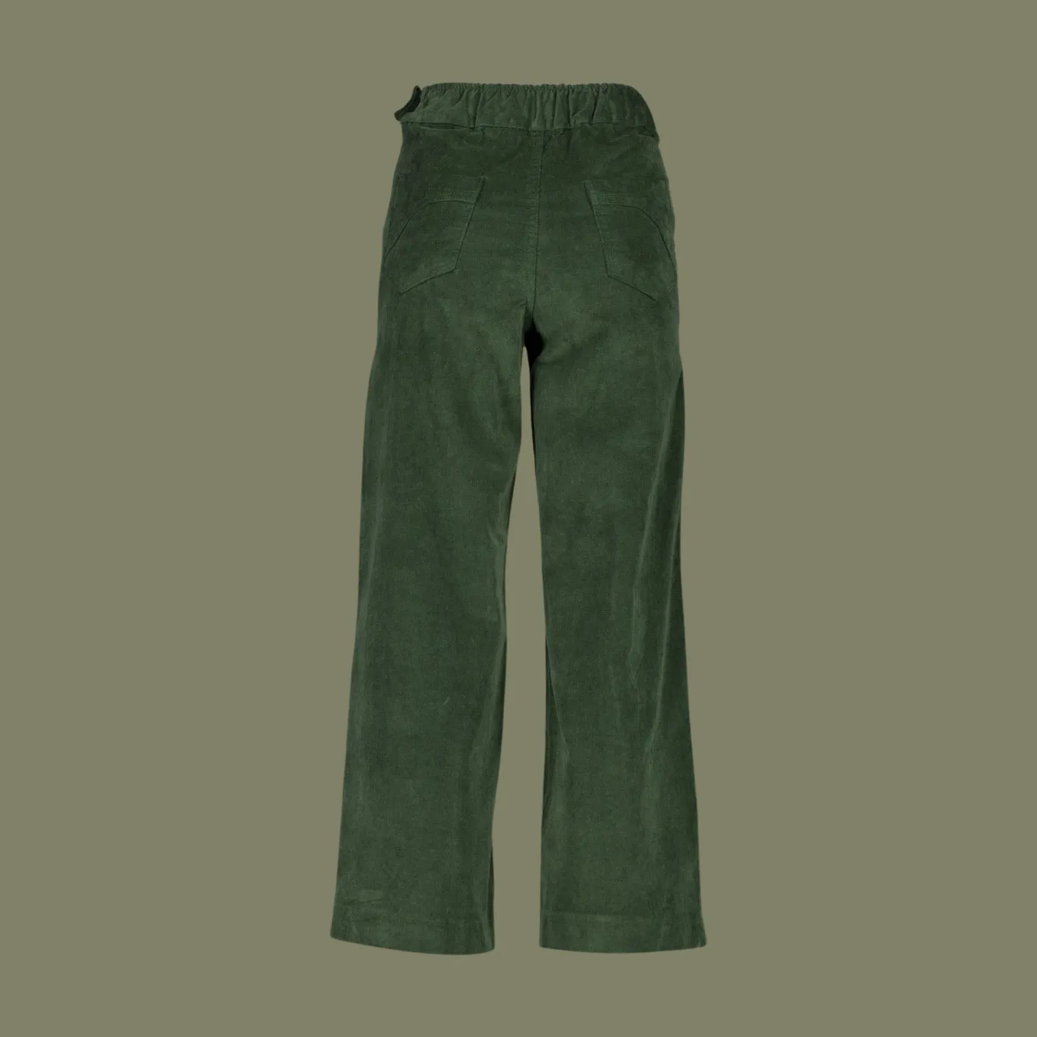 Olga de Polga Peggy Fine Cord Pants - Olive