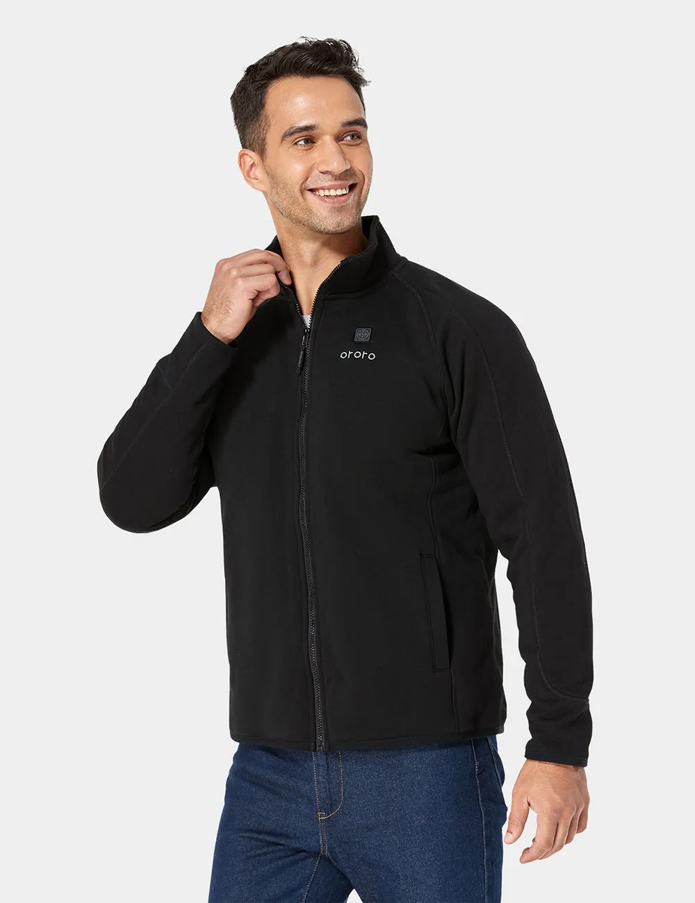 (Open-box) Men's Heated Full-Zip Fleece Jacket