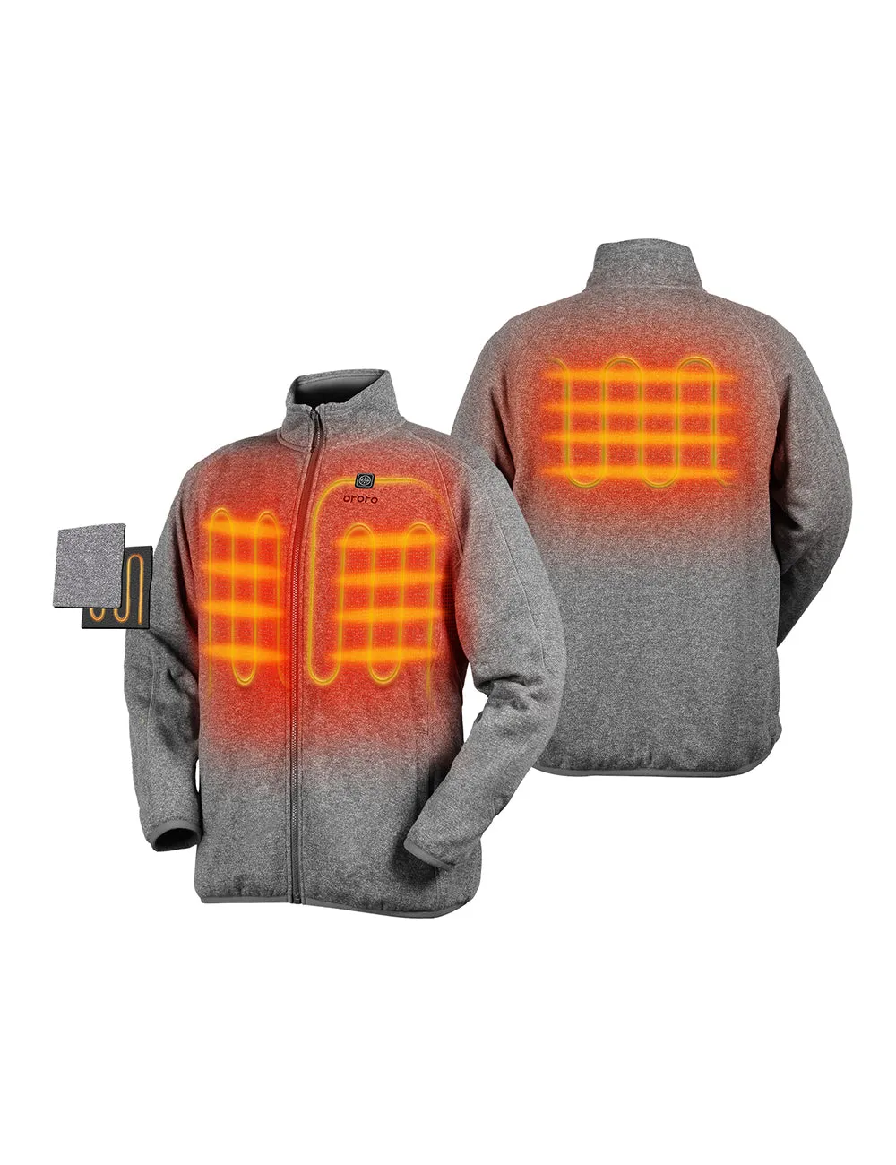 (Open-box) Men's Heated Full-Zip Fleece Jacket