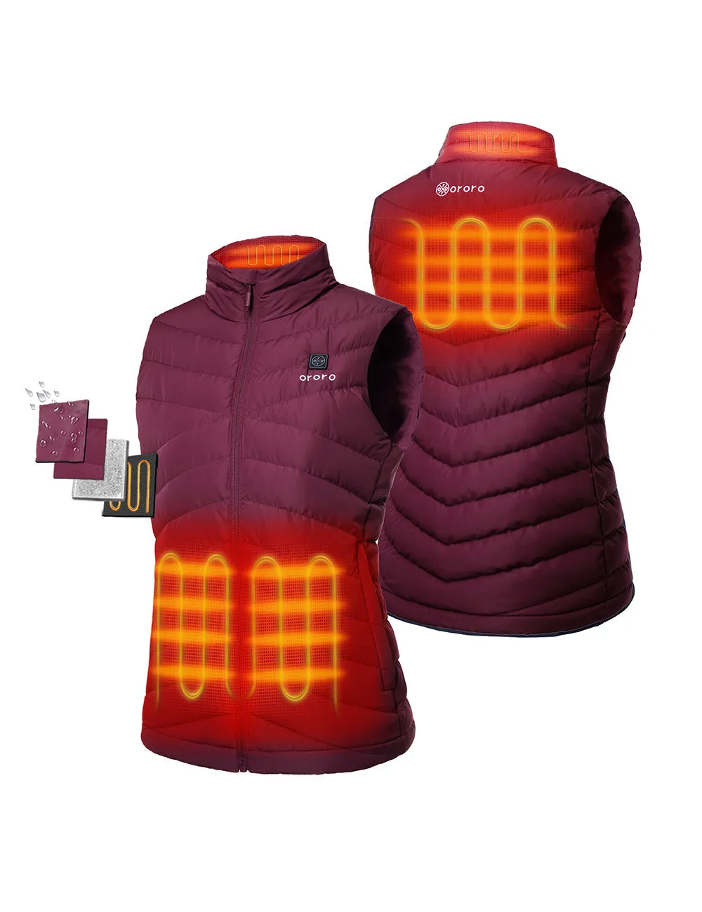 (Open-box) Women's Heated Lightweight Down Vest