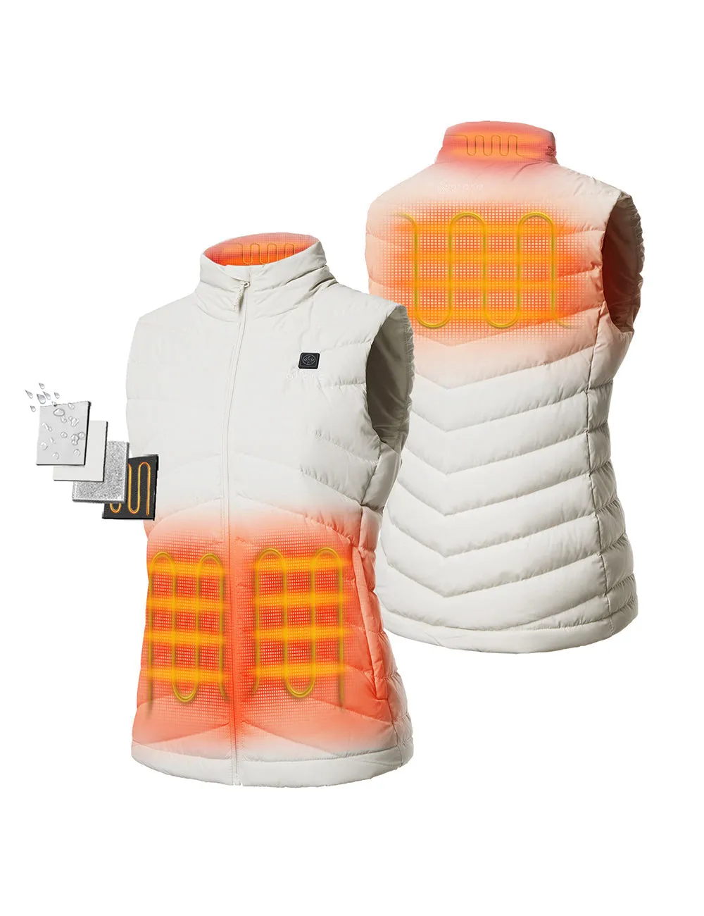 (Open-box) Women's Heated Lightweight Down Vest