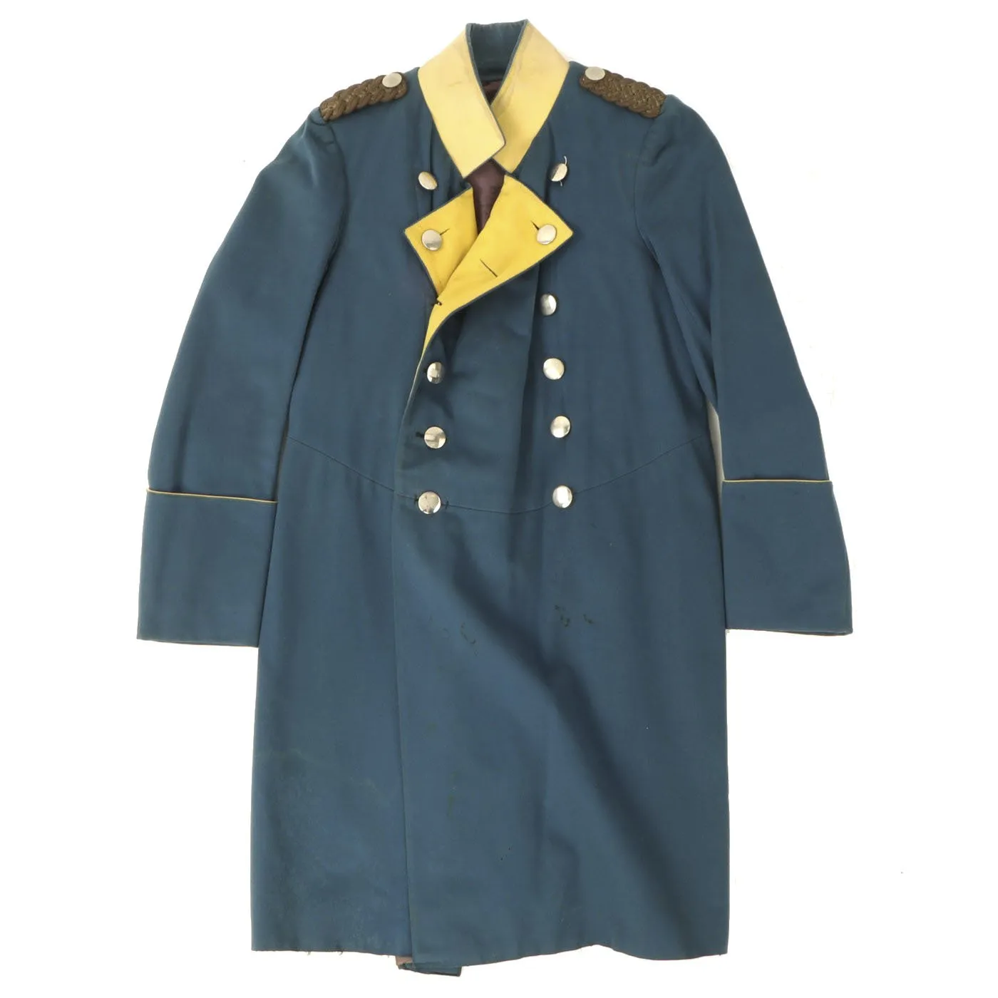 Original Imperial German Pre-WWI Baden Dragoon Regiment No. 21 Frock Coat with Epaulettes