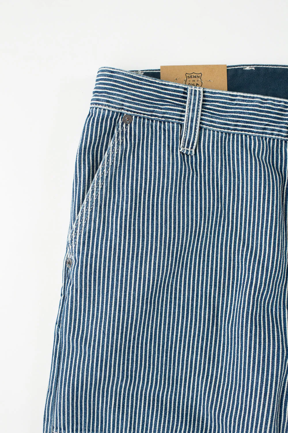 Ortega Pant Stripe - Indigo