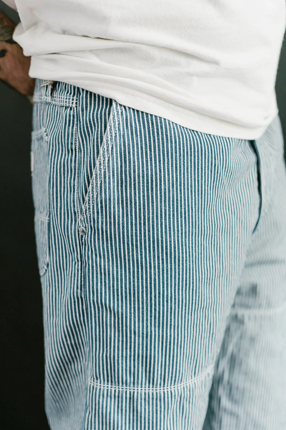 Ortega Pant Stripe - Indigo