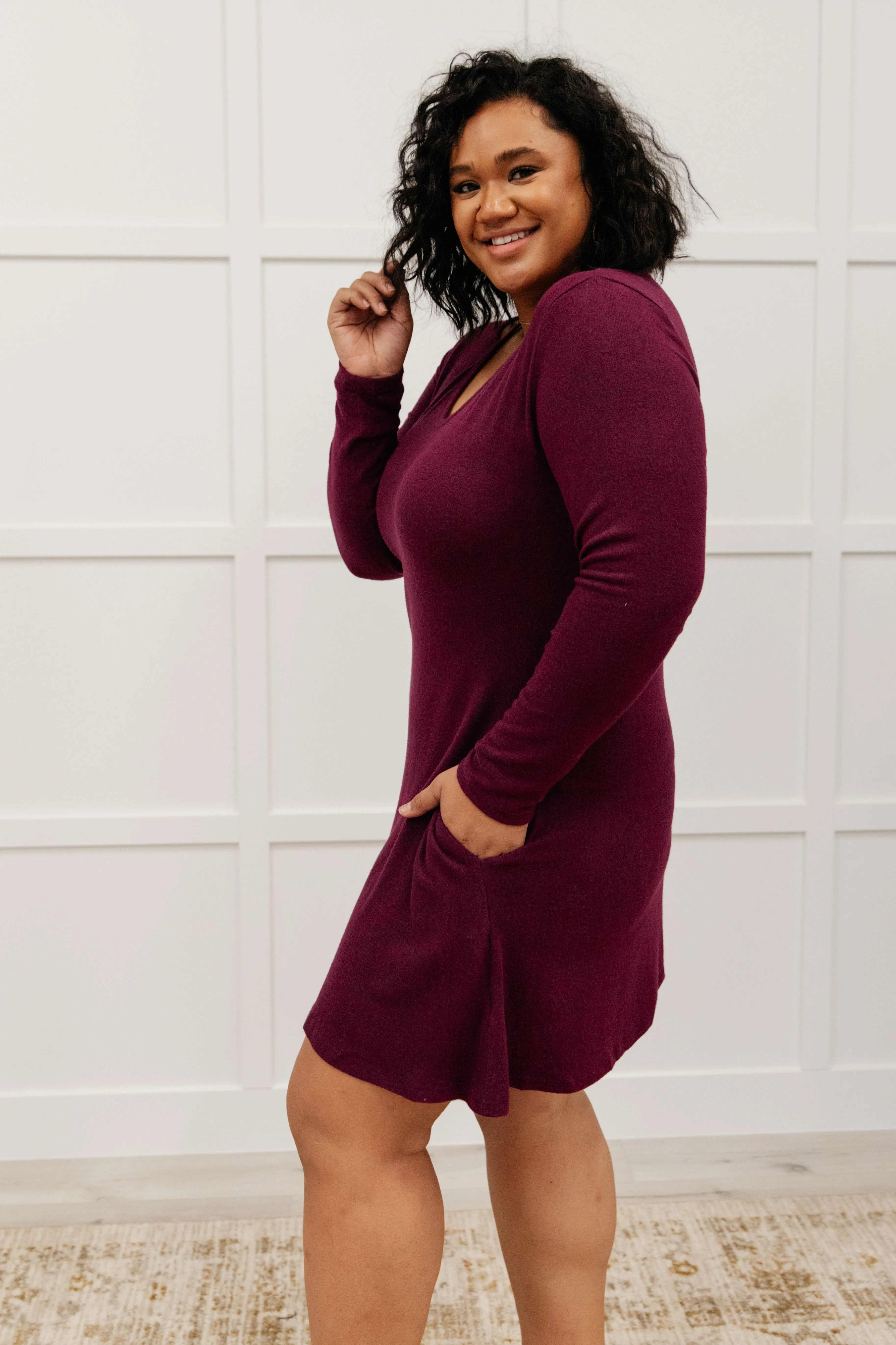 Paloma Tunic In Burgundy