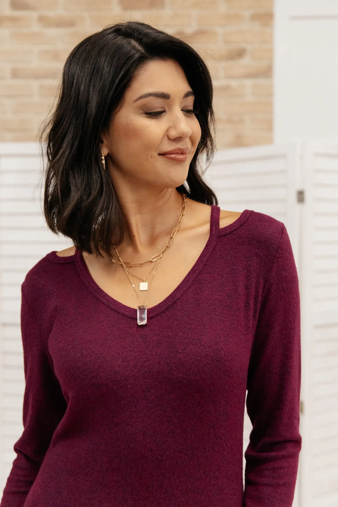 Paloma Tunic In Burgundy