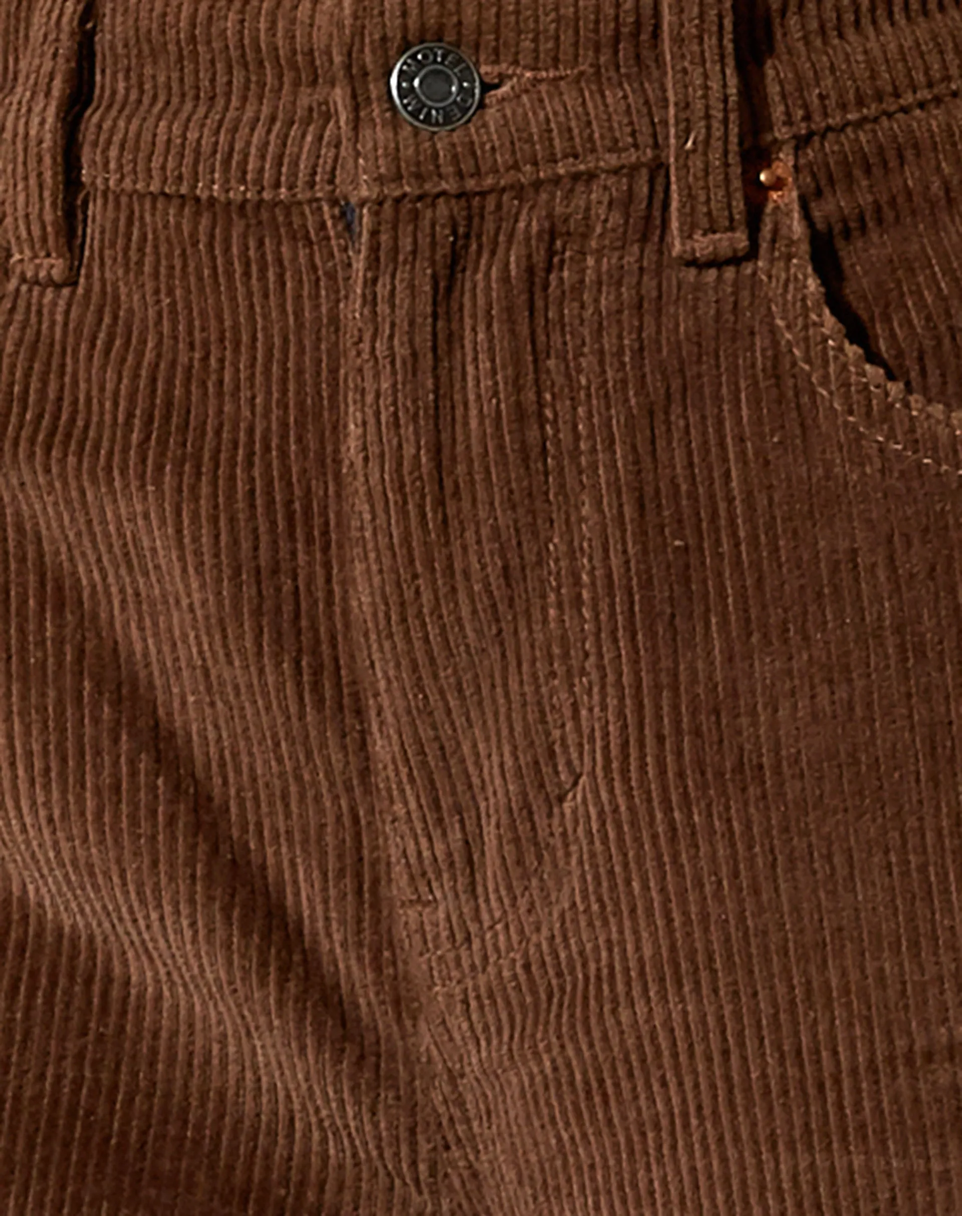 Parallel Jeans in Cord Dark Chocolate