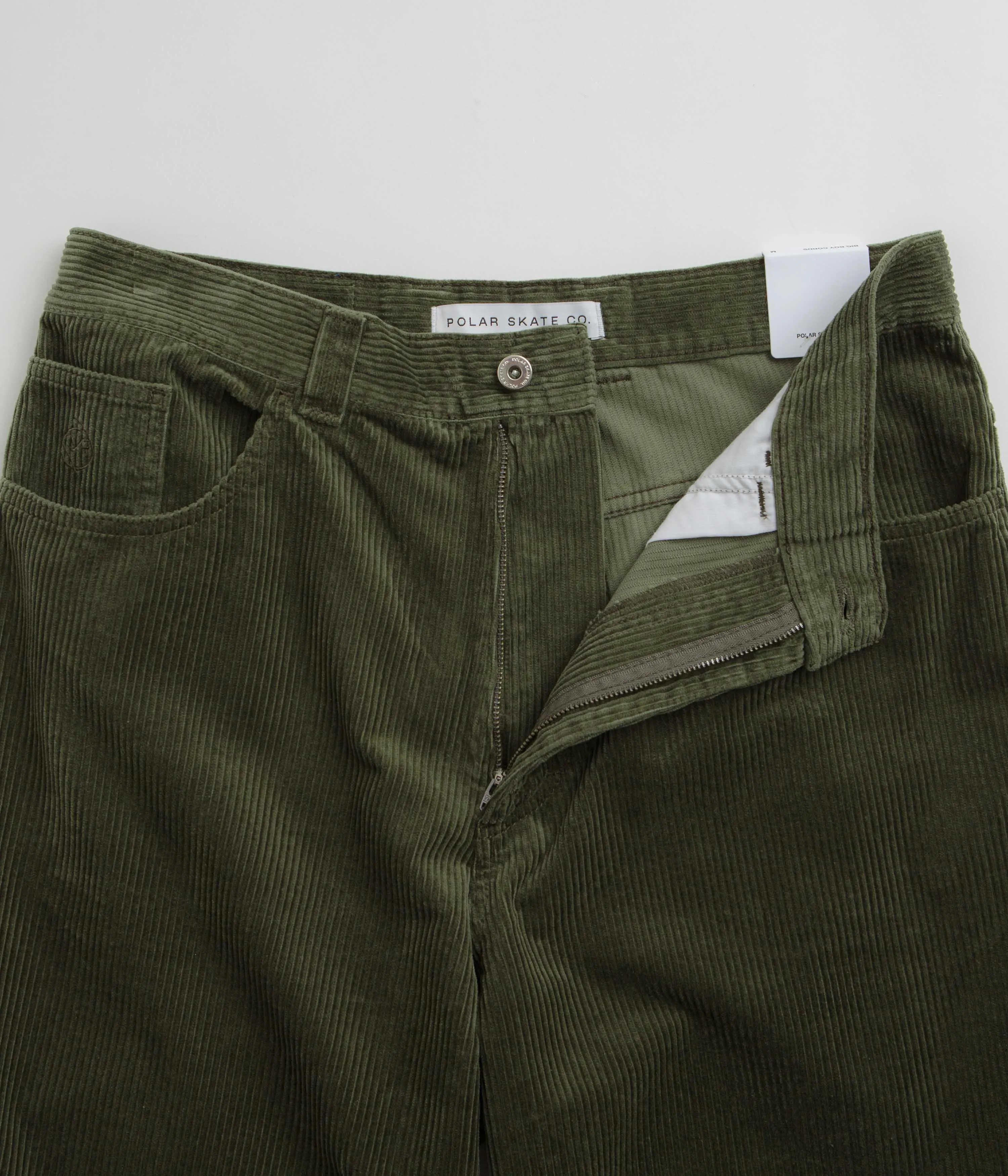 Polar Big Boy Cord Pants - Uniform Green