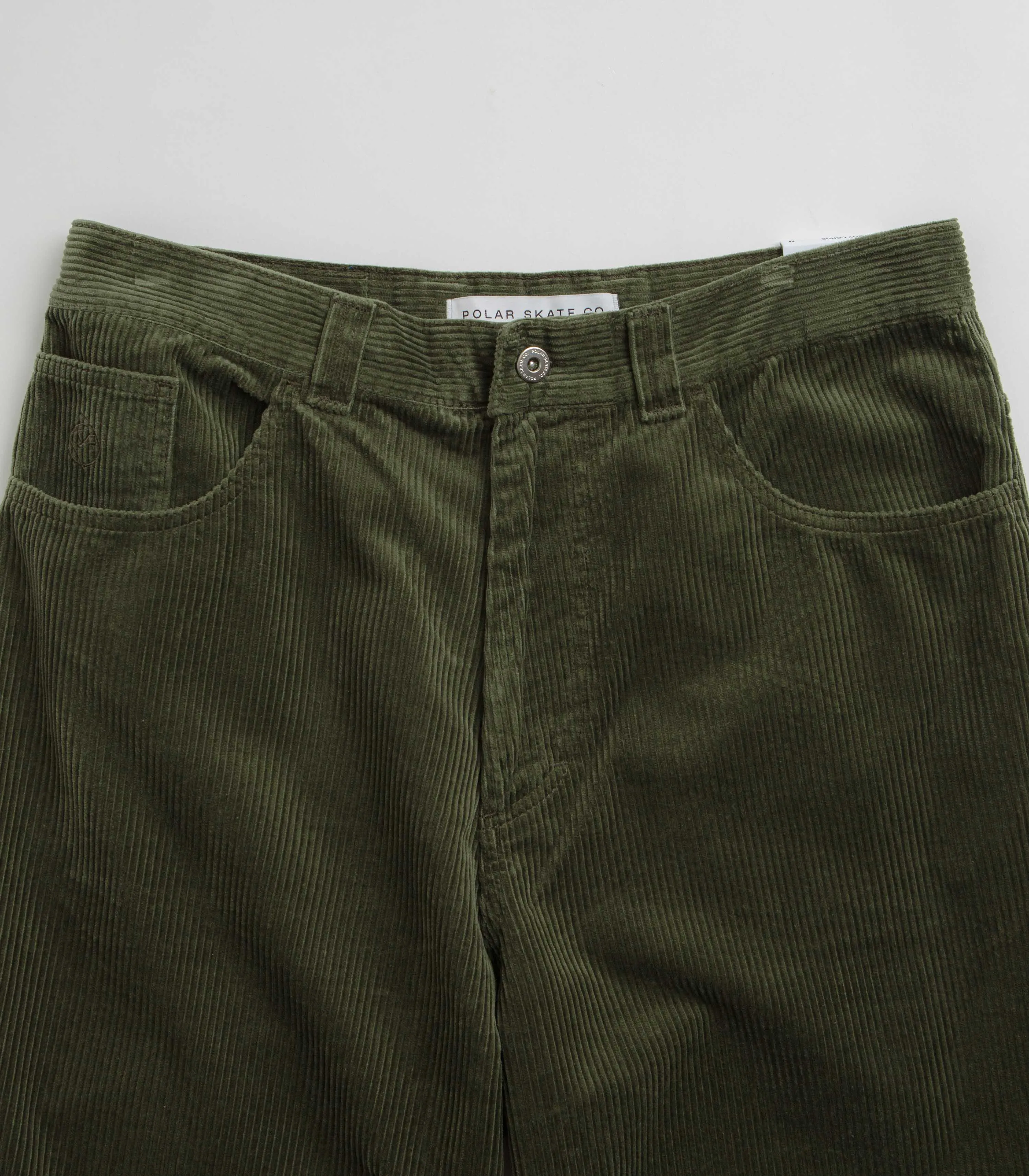 Polar Big Boy Cord Pants - Uniform Green