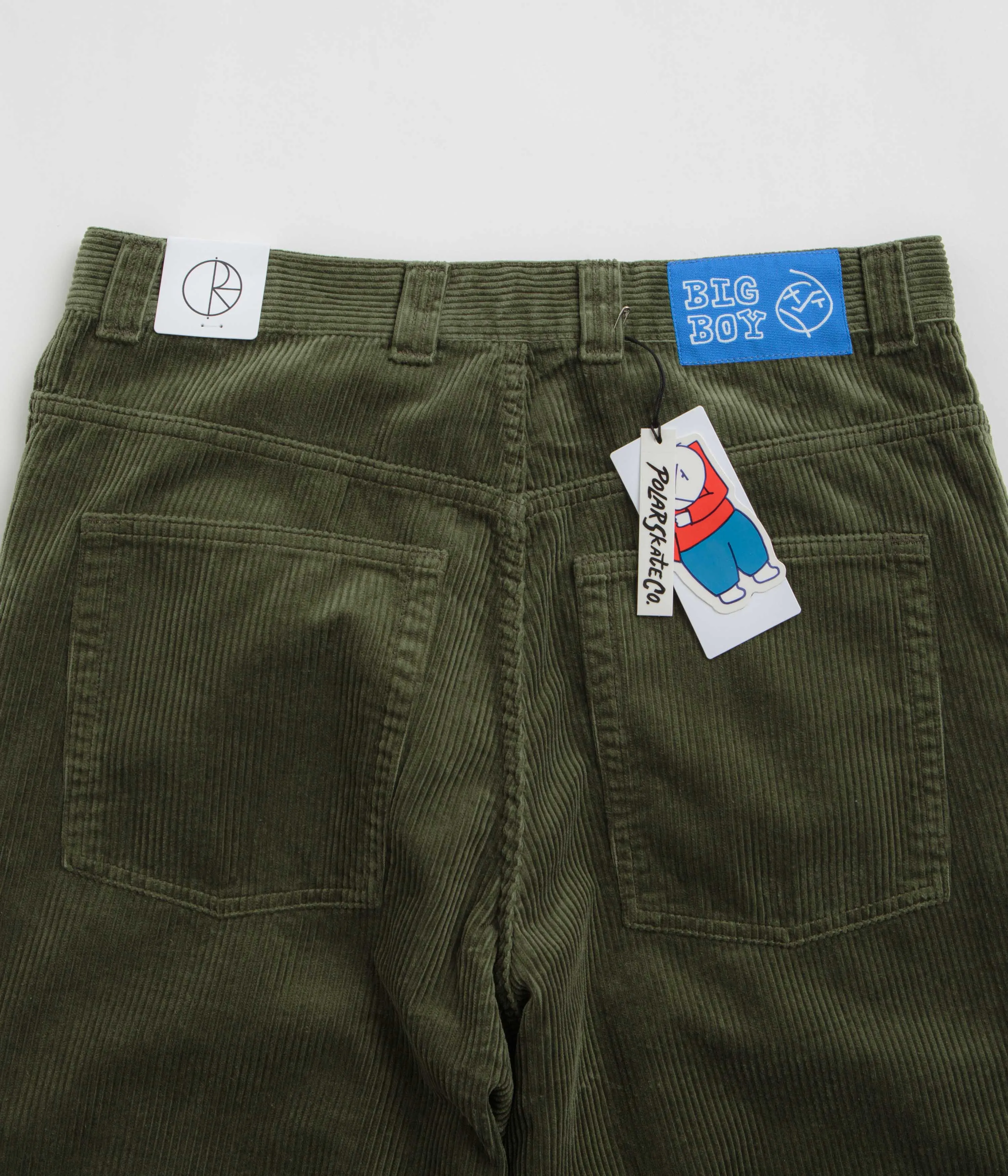 Polar Big Boy Cord Pants - Uniform Green