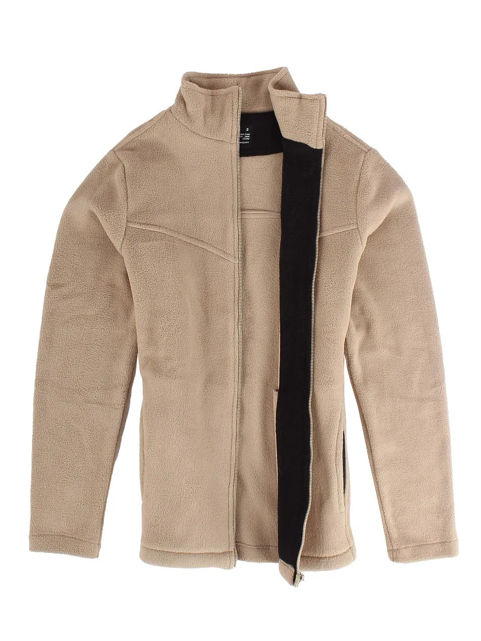 Polar Fleece Jacket Full Zip - Men  - Beige