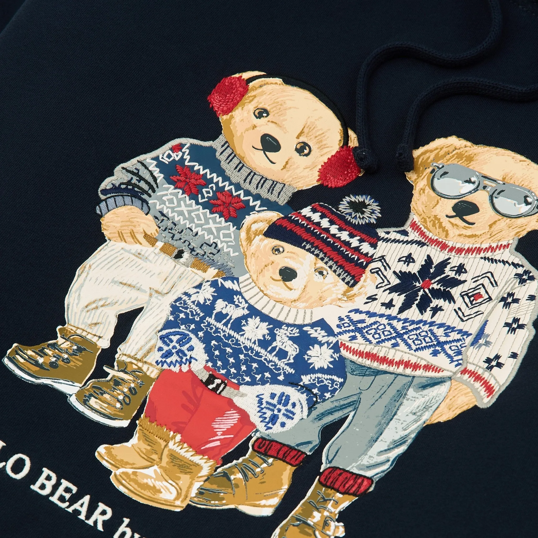 Polo Bear Family Fleece Hoodie